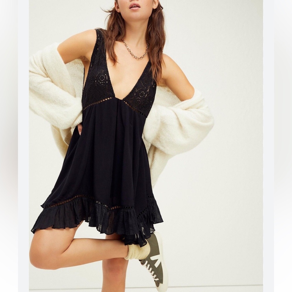 FREE PEOPLE Sz XS FREYA SLIP DRESS